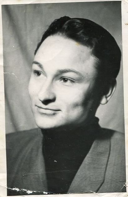 Генадзь Бураўкін. 1957 г. Фотаздымак з музейнага збору НПГКМЗ